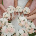 WHOLE BRIDAL PARTY HAND-TIED BOUQUETS